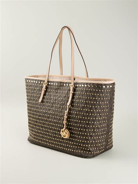 michael kors shopper jet set braun|michael kors official website.